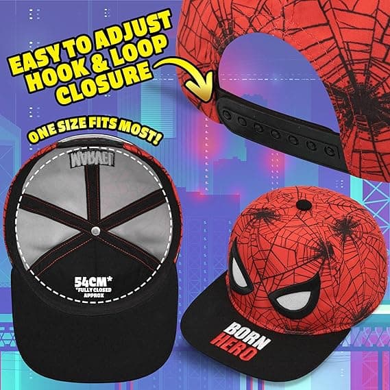Spiderman Baseballkasket til Drenge med Justerbar Rem Blue 2
