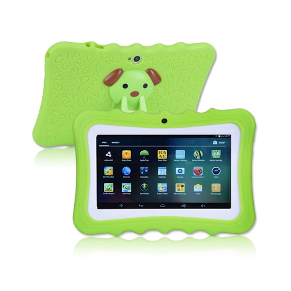 Barnas nettbrett 7 tommer 16GB Kids Android-nettbrett Green