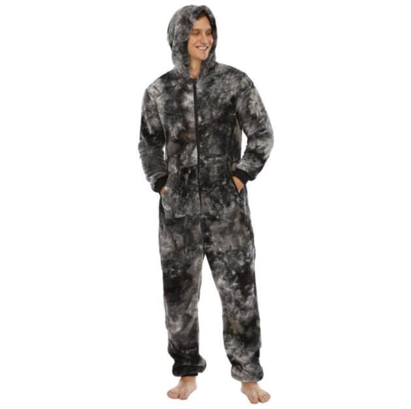 En pyjamas med huva för män XL
