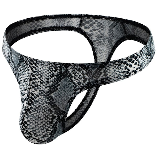 Underkläder med print för män Grey snake pattern M
