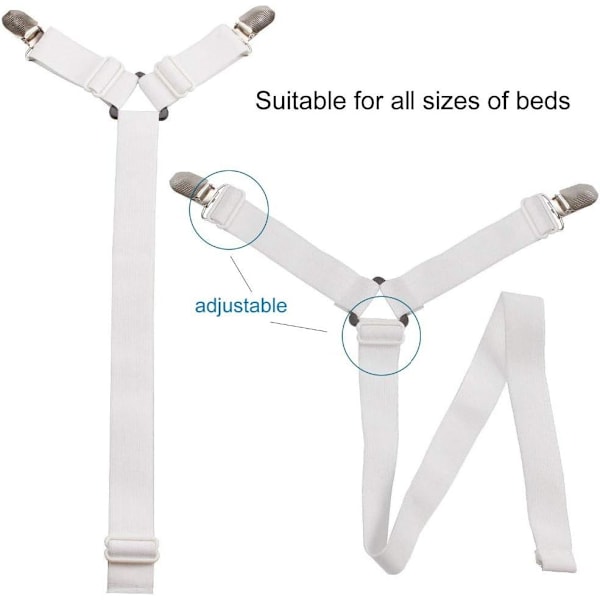 6-Sided Ark-Klips Justerbar Arkholder White