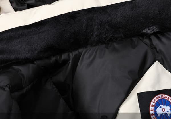 HERR Tjock Vinterjacka, Varm Parka med Huva White M