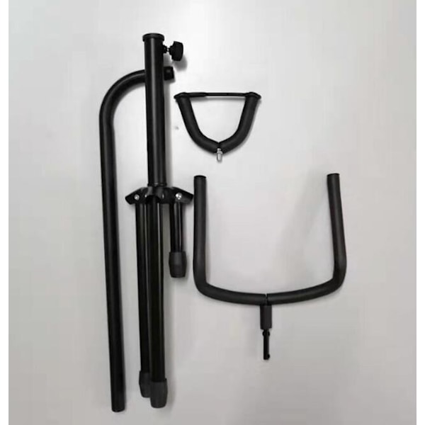 Enkelt Opretstående Foldbar Guitar Stativ Black