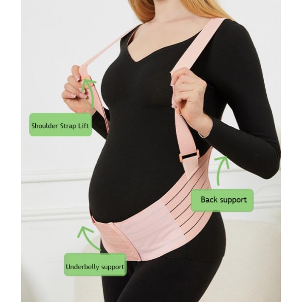 Mammastödsbälte med justerbara remmar Pink XL