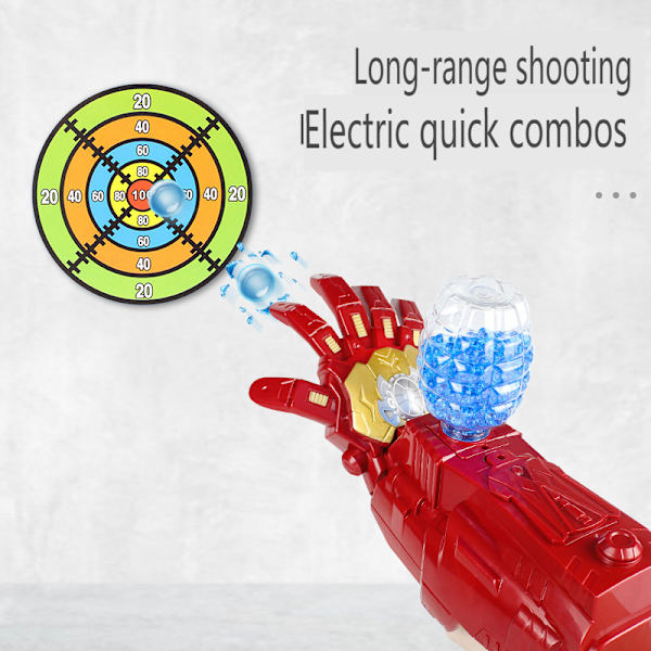 Elektrisk Iron Man Arm Launcher Blaster Leksaker Upgrade Edition