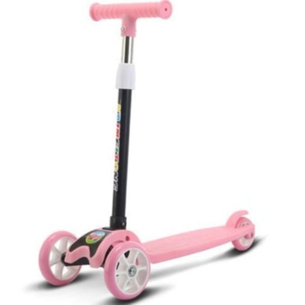 Hopfällbar barnsparkcykel Pink