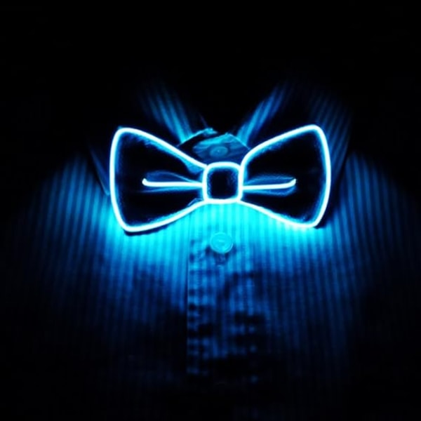 LED Light Up fluga, Glow Neon in the Dark LED fluga Blue