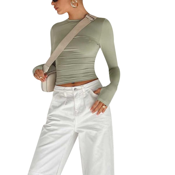 Långärmade Slim Fit-skjortor för kvinnor white L