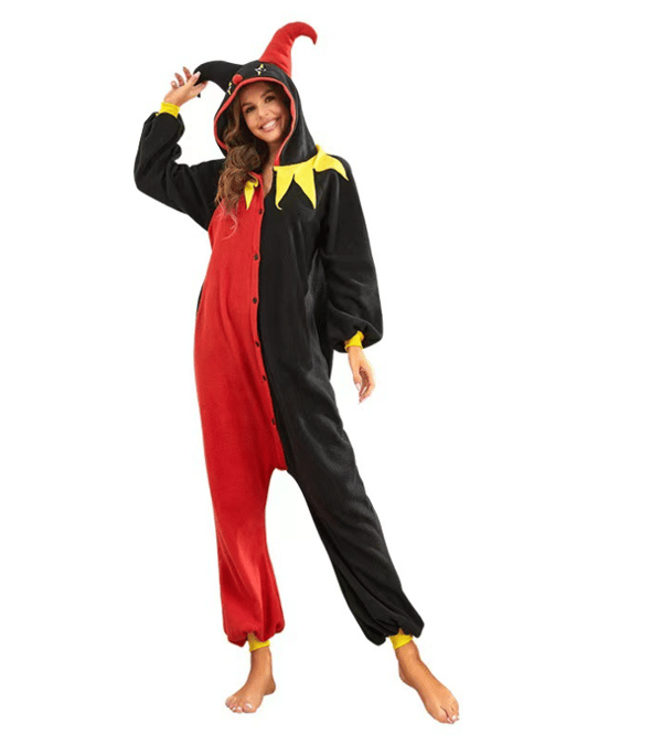 Klovn-tema Onesie Pyjamas for Både Voksne og Barn S