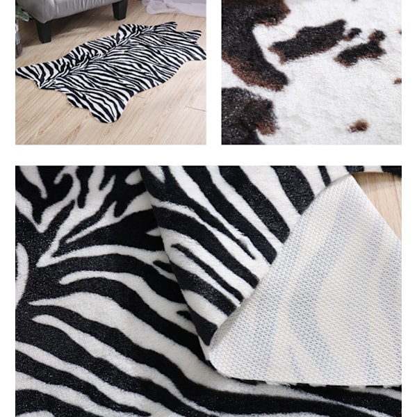 Irregular Cute Cow Print Matta Nice Zebra 140*160cm