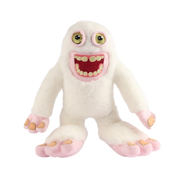 My Singing Monsters Mammott Plyschdjur, 28cm white