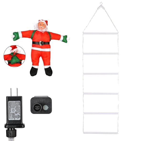 Juldekorativa LED-stegeljus yellow 305CM