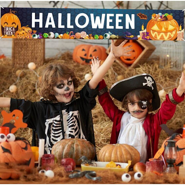 Halloween Party Banner Pumpa Dekoration Ornament Fest 300*50CM