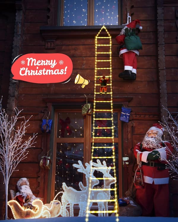 LED-julkulor 3 meter Julkulor Stege Ljus Warm White