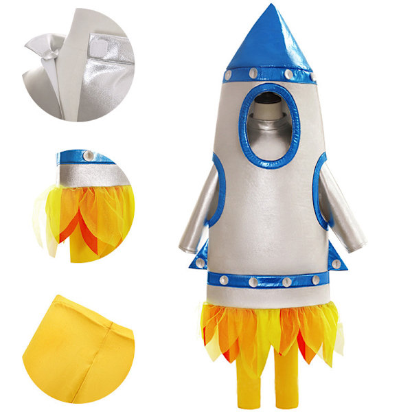 Halloween-kostume til børn: Rumraket XL