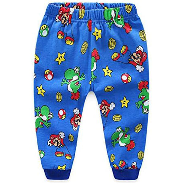 Drengenes 2-delt Skjorte og Bukser Pyjamas Sæt Color 4 100