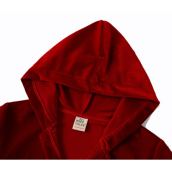 Tjejrock Fleece Huvrock med bälte color2 110