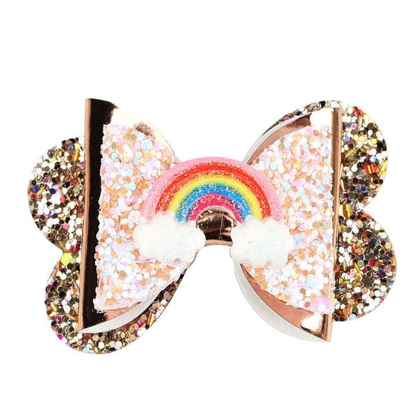 Påskehare Hårbåndsklemmer Påskekanin Hårklemmer Glitter Lær Bue Hår