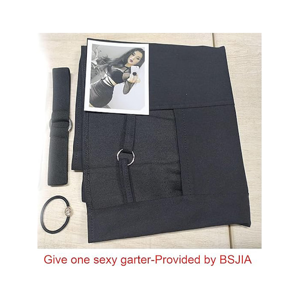 Dam asymmetrisk kjol hög midja gotisk dans kort mini bodycon kjolar S