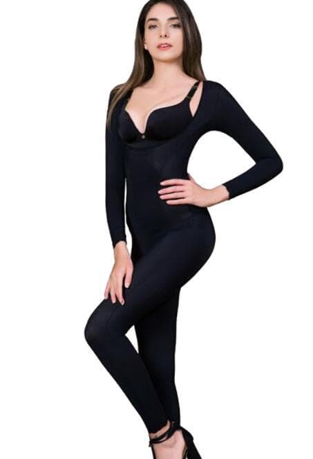 Kroppsshaping & Hofteløftende Postpartum Formende Korsett Black 2XL
