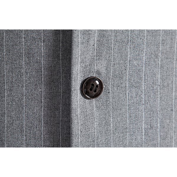 Herrkostym väst slim fit väst affärsväst för kostym smoking grey M
