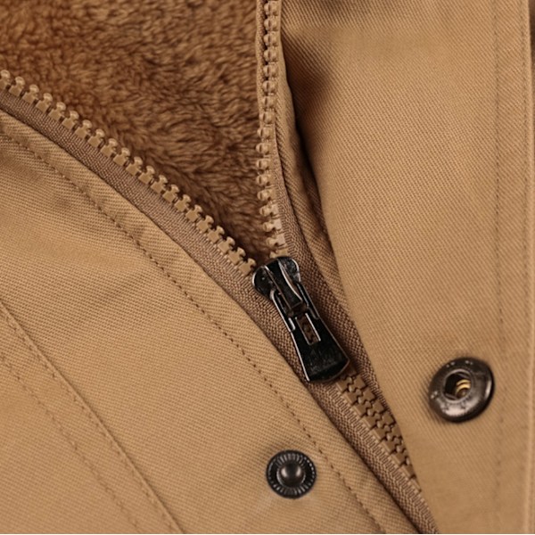 Vinter Casual Thicken Jacketjacka för män brown L