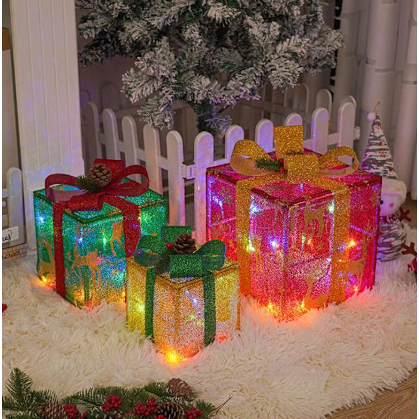 3-pack Jul LED-presentask Deer