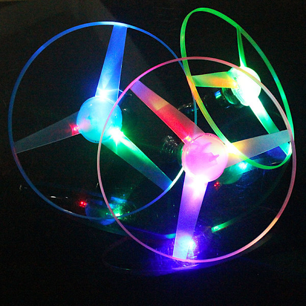 Flygande Disc-Leksak, 3 Slungor 3 Diskar, Helikopter-Leksak