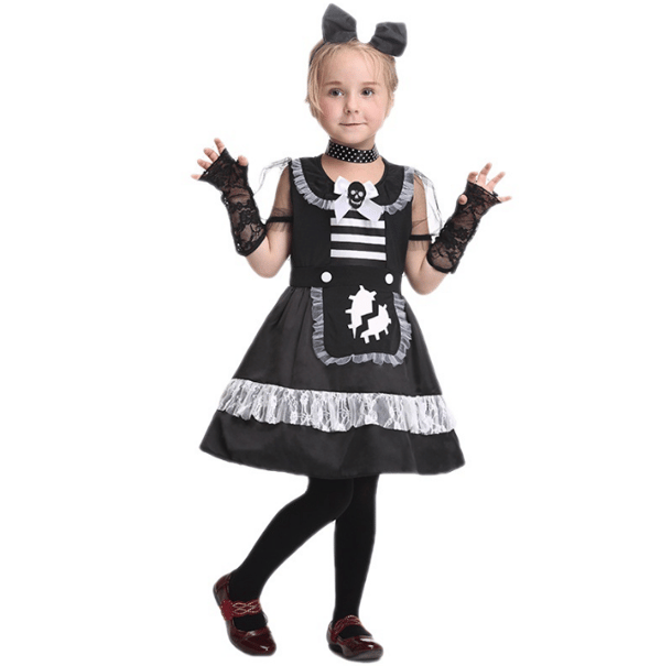 Halloween kostym för flickor Cosplay kläder S