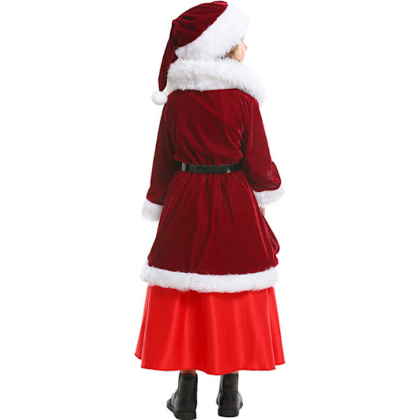 Tjejdräktklänning med Cape Cloak Halloween Cosplay XL