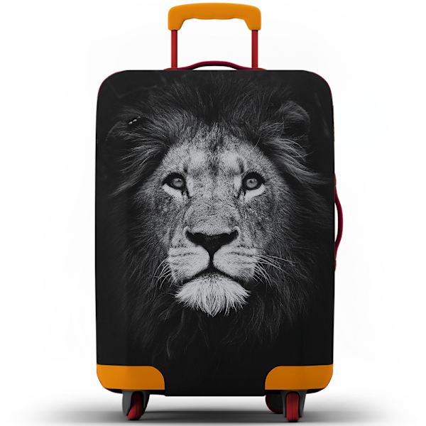 Resväska Skyddsfodral med Djurtryck - Dammskyddande Resväskaöverdrag Lion XL