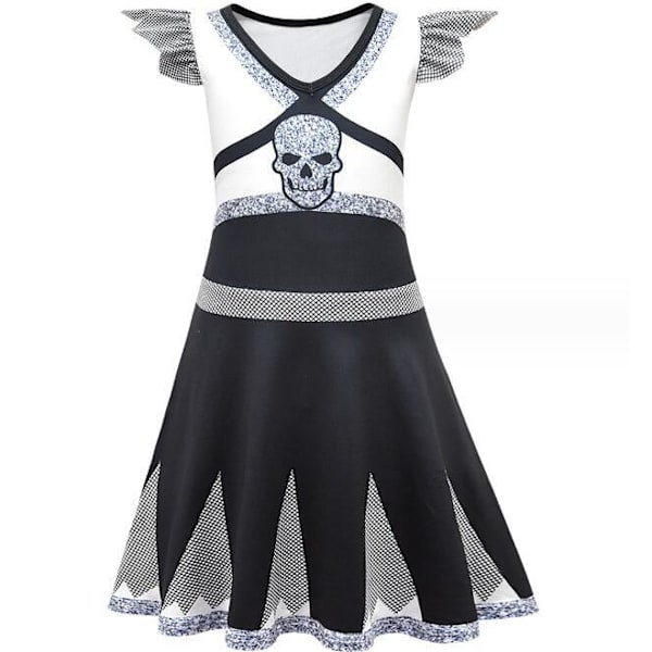 Halloween Cheerleading Uniform til Børn med Gratis Ærmeovertræk 120CM