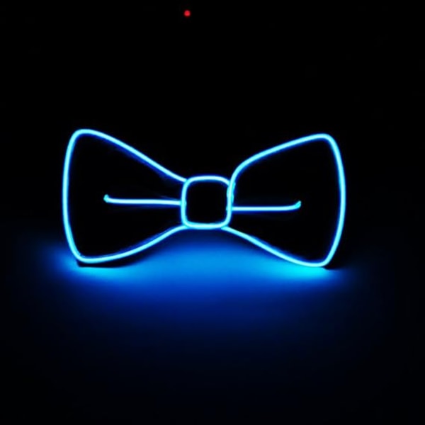 LED Light Up fluga, Glow Neon in the Dark LED fluga Blue