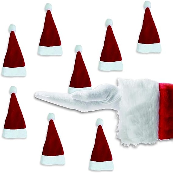 20 Stycken Mini Julhattar Jul Bestick Bordsservis Hållare