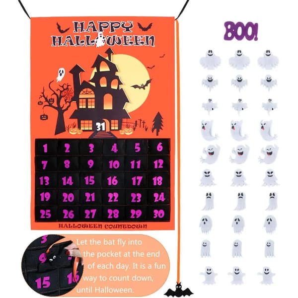Halloween nedräkningskalender Orange