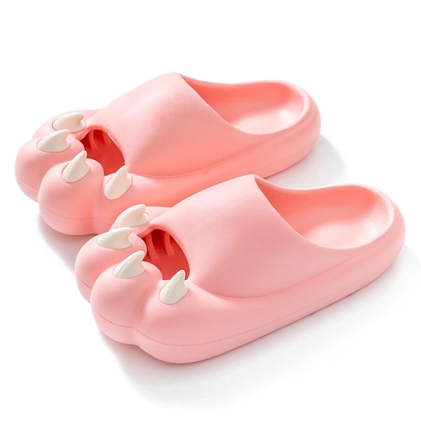 Kattenslabbsko - Søte, morsomme, komfortable og myke hjemmesko Pink Shoes Size 40-41