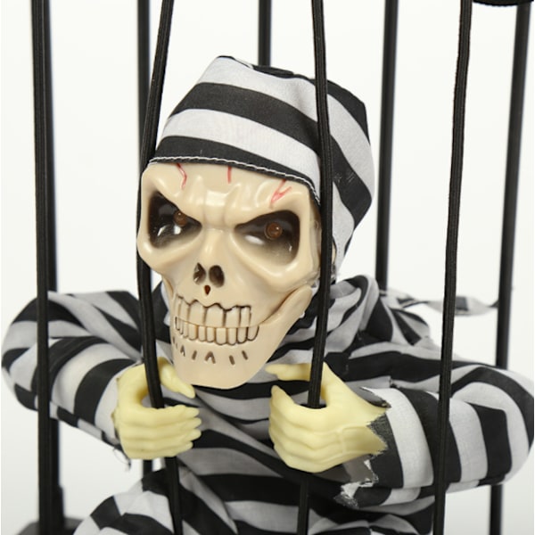 Halloween Skeleton Skull Death Prisoner Rörelsesensor B