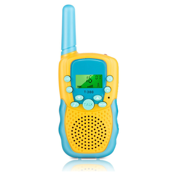 3 km lång räckvidd Walky Talky för barn Blue Yellow