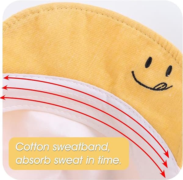 Baby Baseball Cap, Spædbarn Drenge Piger Solhat yellow