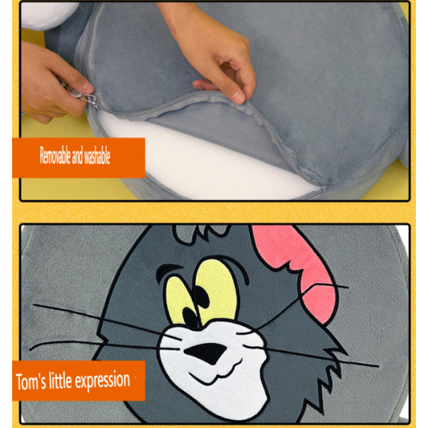 Tom og Jerry Memory Foam Siddepude 40 cm