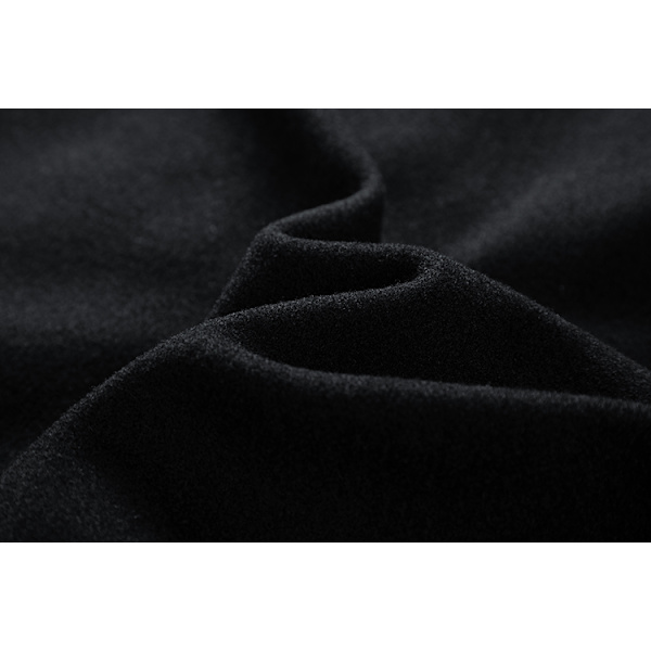 Herrar Casual Slim Fit Bomullsjacka med Bokstäver Black XL