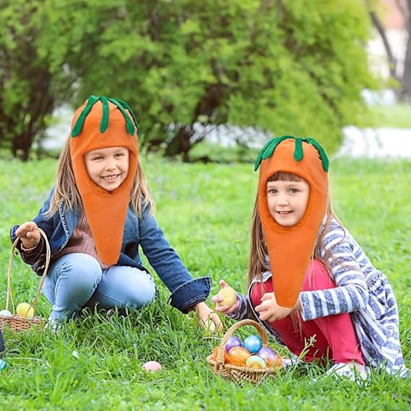 1 stk Gulerodshat Sjov Gulerods Hovedbeklædning Nyhed Unisex Grøntsager Gave