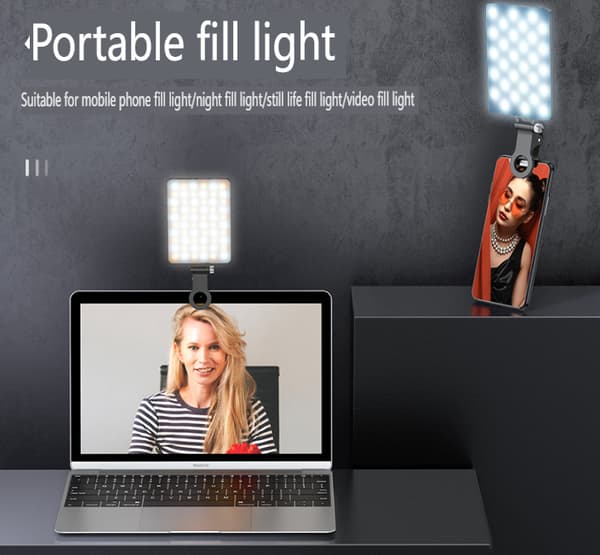 Selfie-ljus, Clip LED-ljuspanel