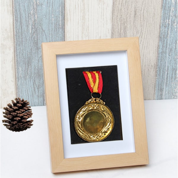 3D Multipurpose Medalj Display Box, Perfect Medal Display 20*25cm yellow