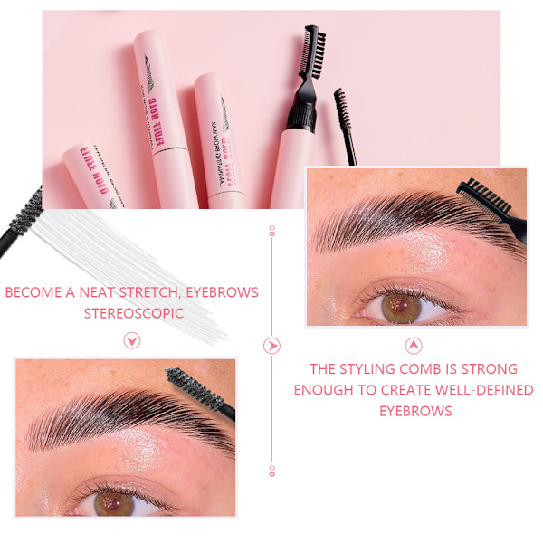 Klar Øjenbryn Setting Gel, 1 Pakke Brow Fix Gel