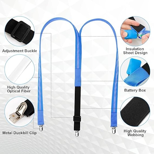 Lysende Seler LED Festartikler Blue