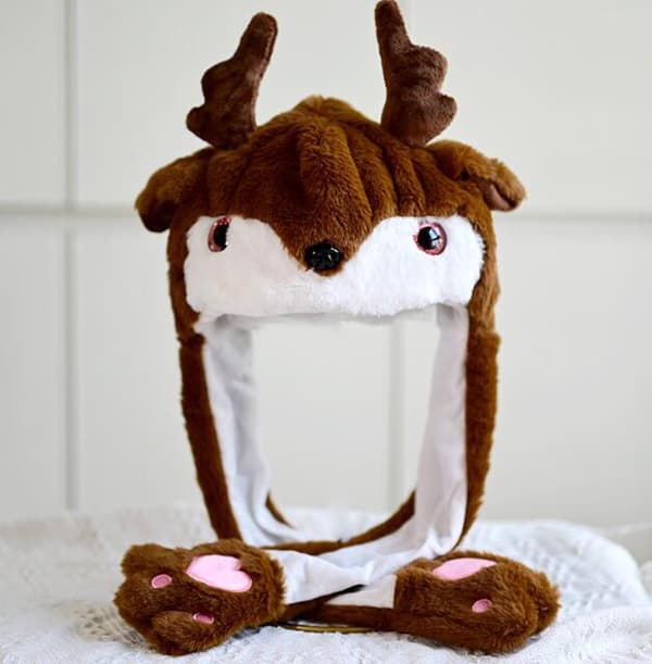 Jule-Plush Hat Der Bevæger Sig Når Man Klemmer Den Deer