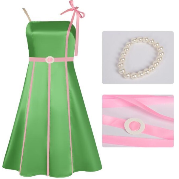 Barbie Cosplay Kläder för Kvinnor - Fullt Set för Vuxna Green M