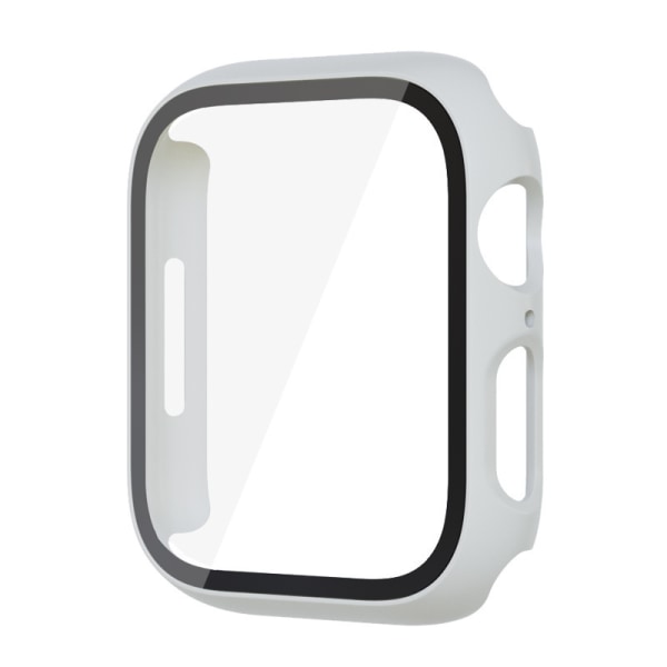 Hårdt etui med skærmbeskytter kompatibel med Apple Watch Series white 38mm