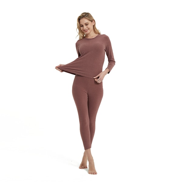Set baslagerset för män eller kvinnor för kallt väder red brown Women M